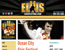 Tablet Screenshot of oceancityelvisfestival.com
